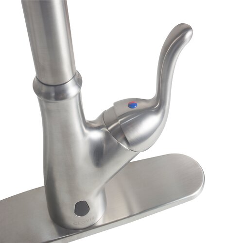 Clovis Goods Pull Down Touchless Kitchen Faucet And Reviews Wayfair 1315